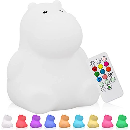 Lampada silicone antibuio Hippo