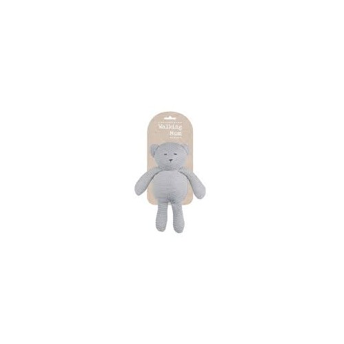 knitted bear grey