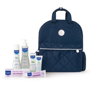 Zaino prime coccole con prodotti Mustela