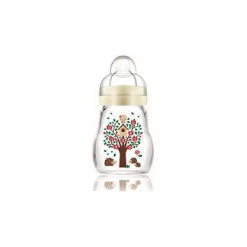 MAM Glass Bottle 170ml, ivory